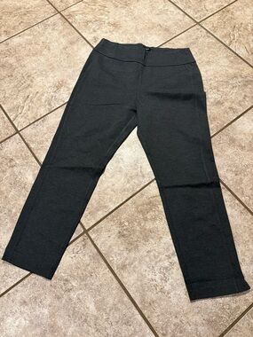 Express charcoal heather Straight-Leg Ponte Pants